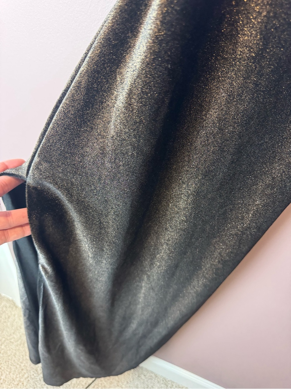 NBD Velvet Maxi Slit Dress XS - Picture 3 of 10